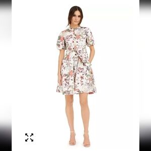 INC International Concepts Multicolor Floral Mini Dress
